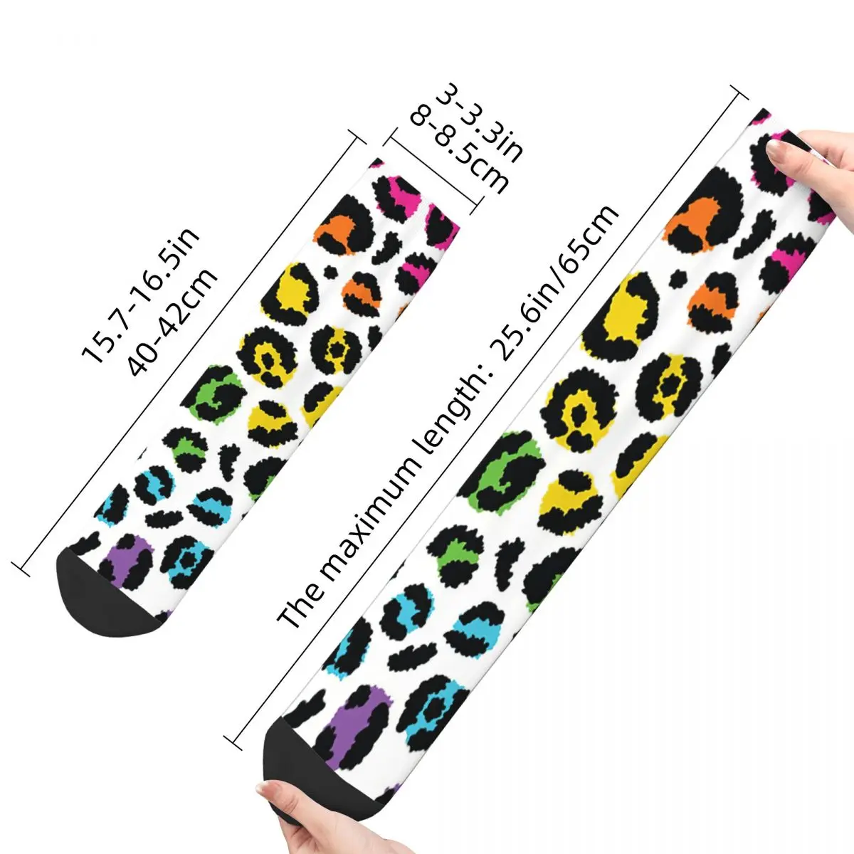 Heißer Verkauf Regenbogen Leopard Erwachsene Socken, Unisex socken, männer Socken frauen Socken