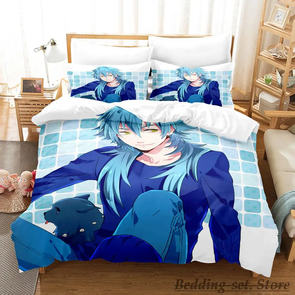 

2023 DRAMAtical Murder Bedding Set Single Twin Full Queen King Size Bed Set Adult Kid Bedroom Duvetcover Sets Anime Bed