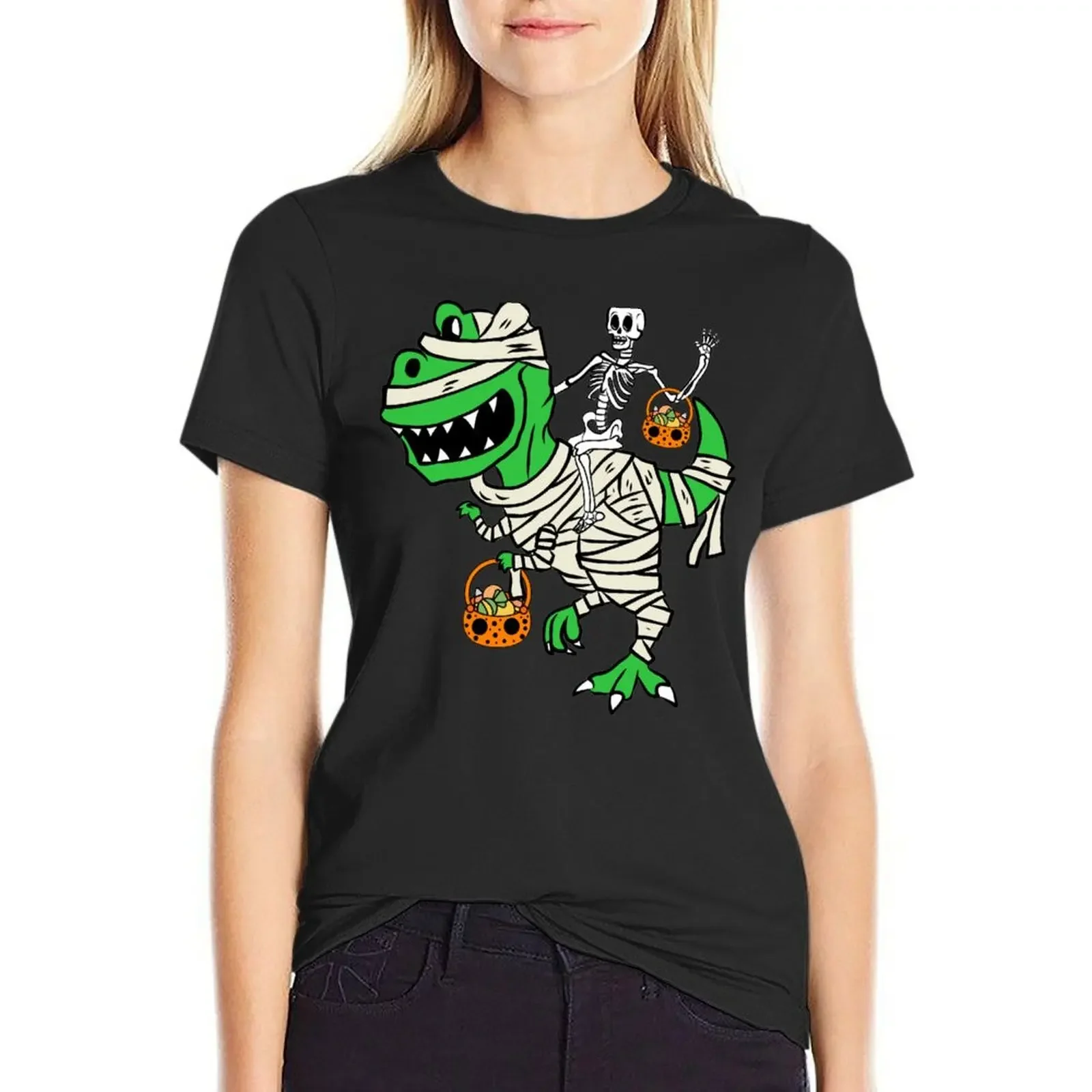 

Skeleton Riding T Rex Halloween Boys Girls Kids Dinosaur Shirt Tyrannosaurus Rex Dinosaur Birthday Dinosaur Tshirt Dinos T-Shirt