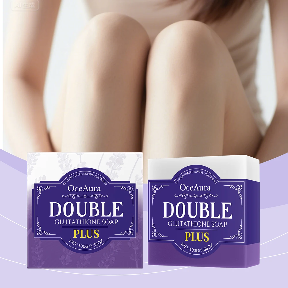 

Lavenders Essential-Oil Soaps With Double Glutathione Nourishes Moisturizes Hand-Made Lavenders Body Wash Soaps For Shower