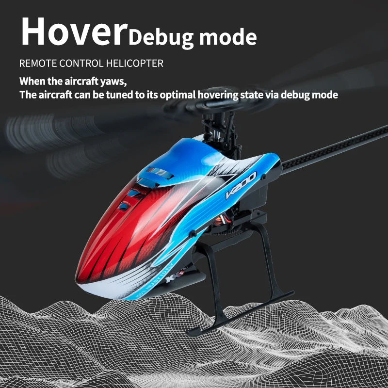 WLtoys XK K200 RC Helicopter 2.4G 6-Aixs Gyroscope 4CH Altitude Hold Optical Flow Remote Control Helicopter Toys for Children