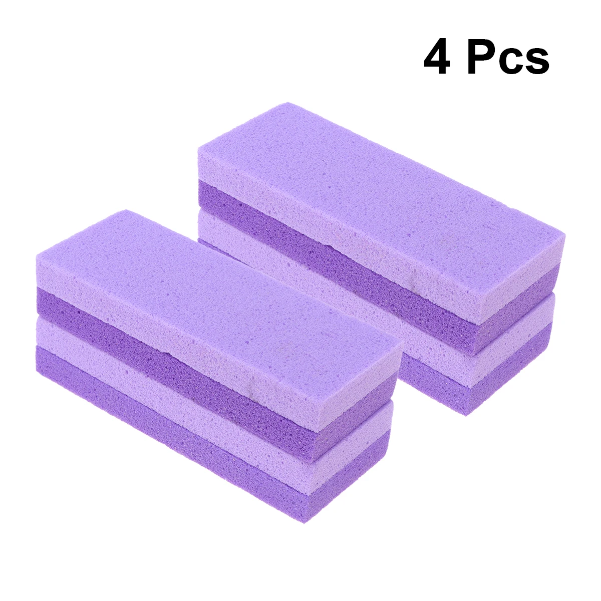 

4 Pcs Foot Callus File PP Material Exfoliating Dead Skin Care Scrubber Pumice Stone Portable Durable Nail File Tool