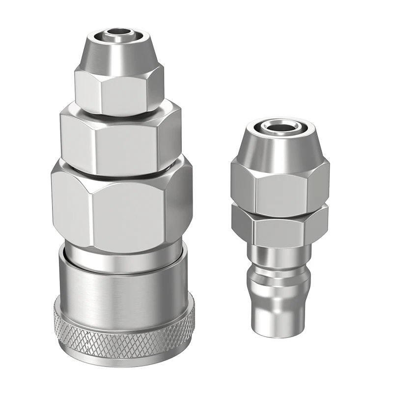 C Type JP Pneumatic Quick Connector SPPP Self-Locking Tube Air Compressor Pump Accessories Tool One-Hand Operation