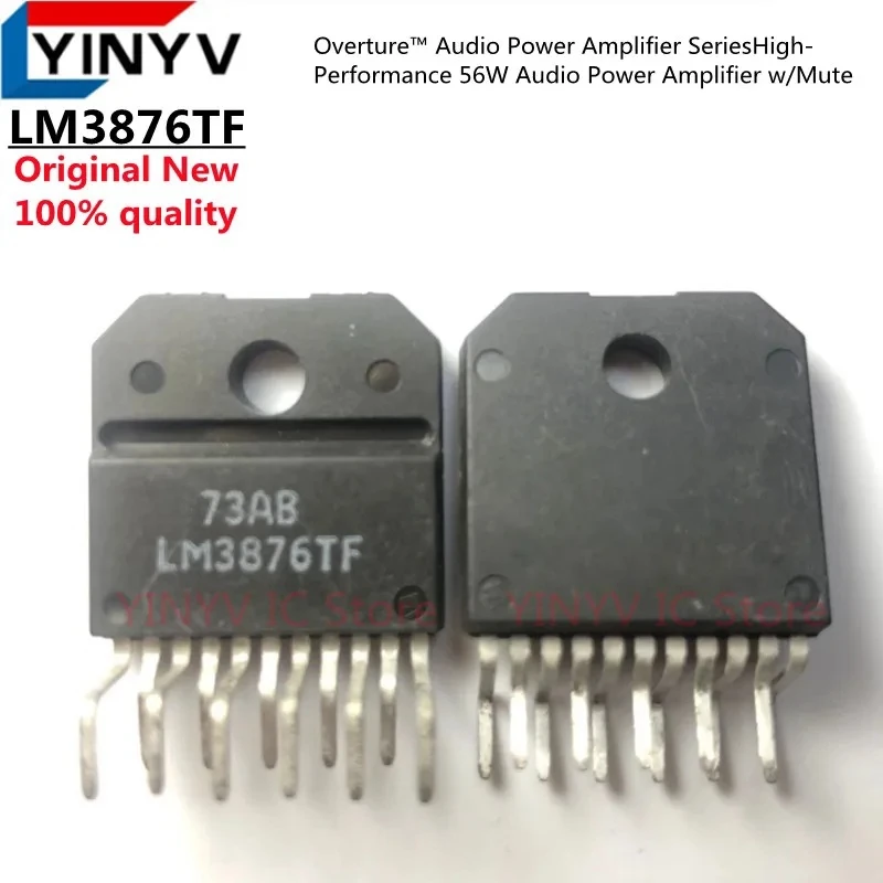 1Pcs LM3876TF LM3876 Overture™ Audio Power Amplifier SeriesHigh-Performance 56W Audio Power Amplifier w/Mute Original New