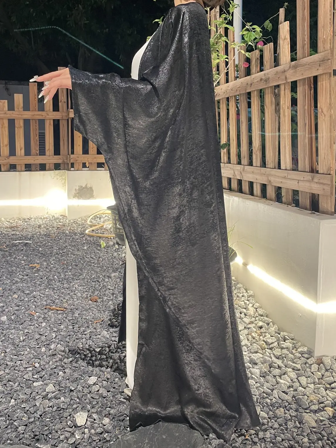 여름 여성 의류 무슬림 의류 아바야 반사 재킷 드레스 로브 루즈 롱 오픈 가디건 로브