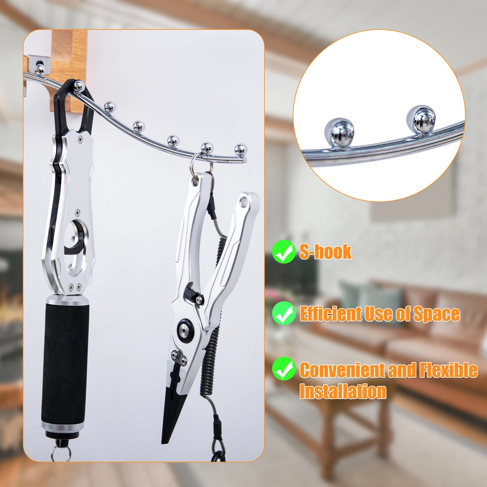 goture-set-organizer-per-canne-da-pesca-portaoggetti-in-legno-massello-a-parete-con-ganci-a-s-canne-da-montare-facili-salvaspazioattrezzatura-efficiente