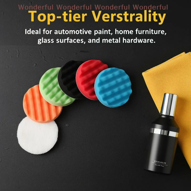 Durable Car Buffing Polishing Pad Kit 6/8/11/12Pcs with Sponge Pads Drill Adapter for Auto Beauty Maintenance