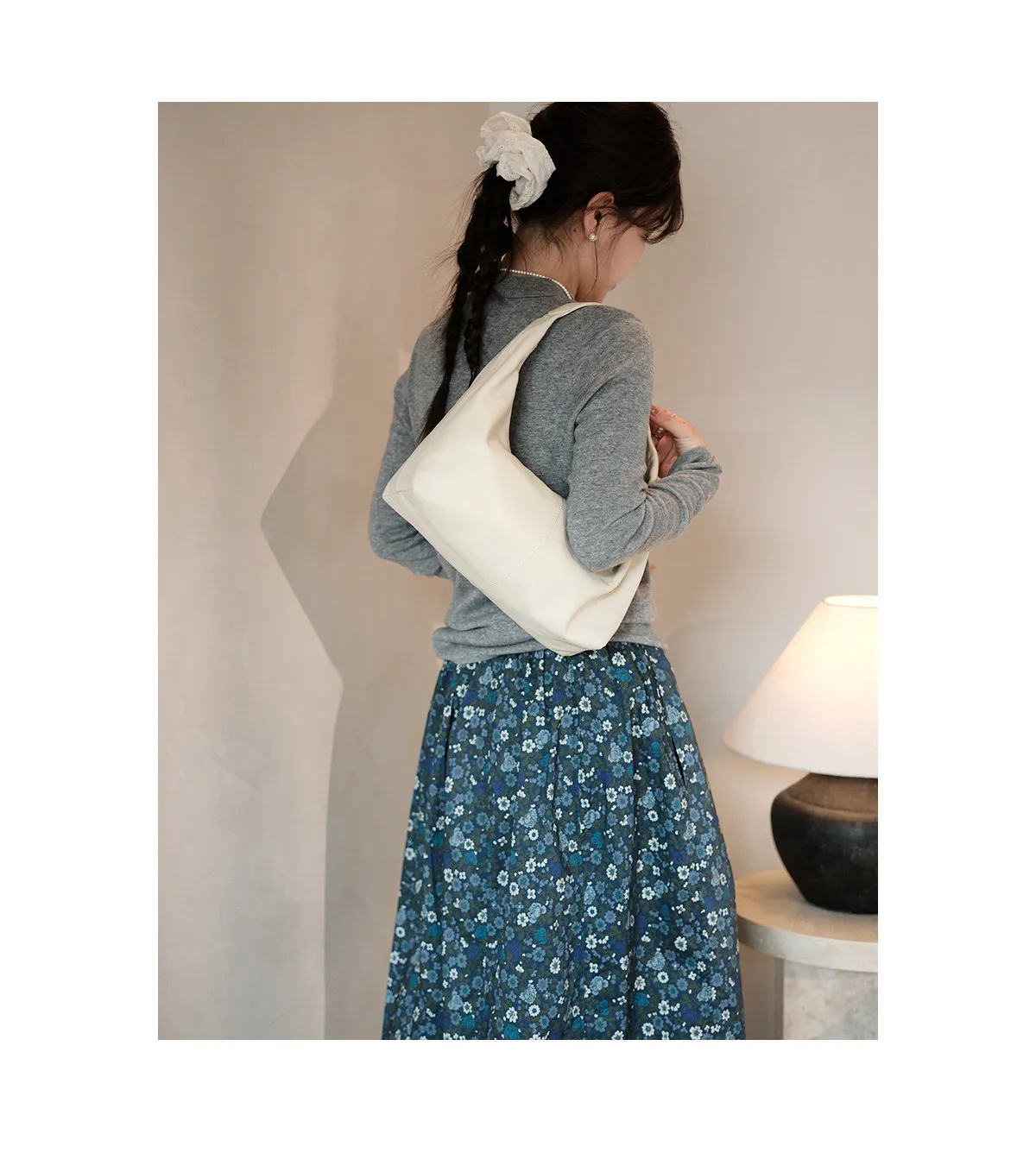 PNDME modische, hochwertige Damen-Umhängetasche aus pflanzlich gegerbtem Rindsleder, lässige Designer-Unterarmtasche aus echtem Leder für Damen – Detail 9