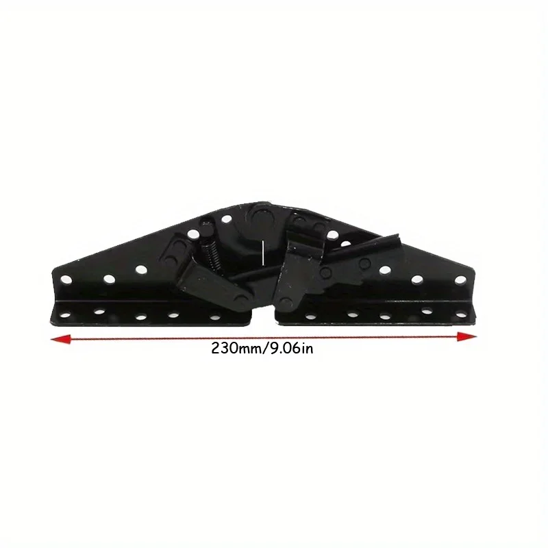 

2pcs Hardware Adjustable Furniture Lift up Hinge Folding Bed Lazy Sofa Joint 3-Position Angle Mechanism Support Self-lock Hinge