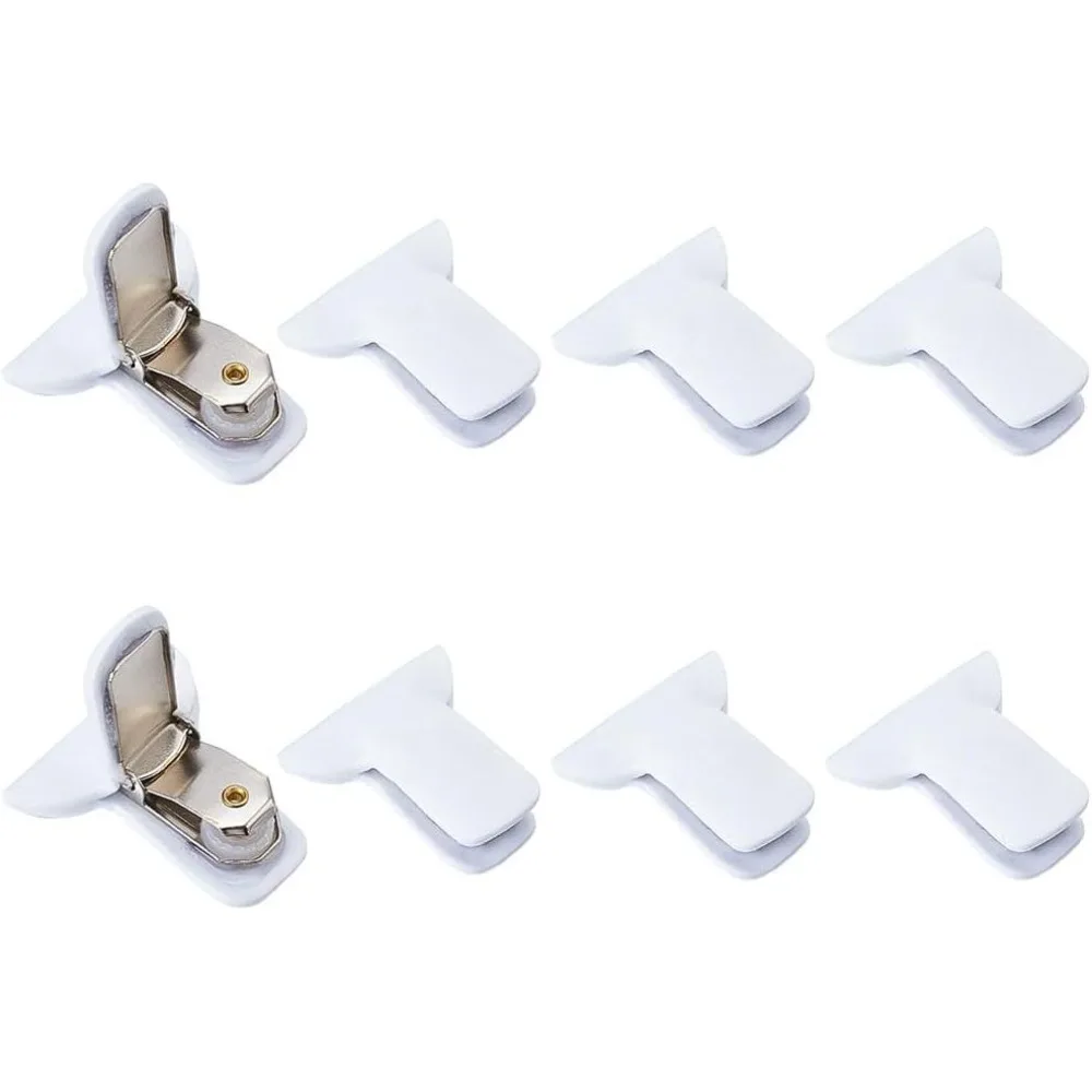8 Pcs Padded Comforter Clips White Padded Clips Metal Duvet Clips Blanket Fasteners Bedding Secure Comforter Preventing Shifting