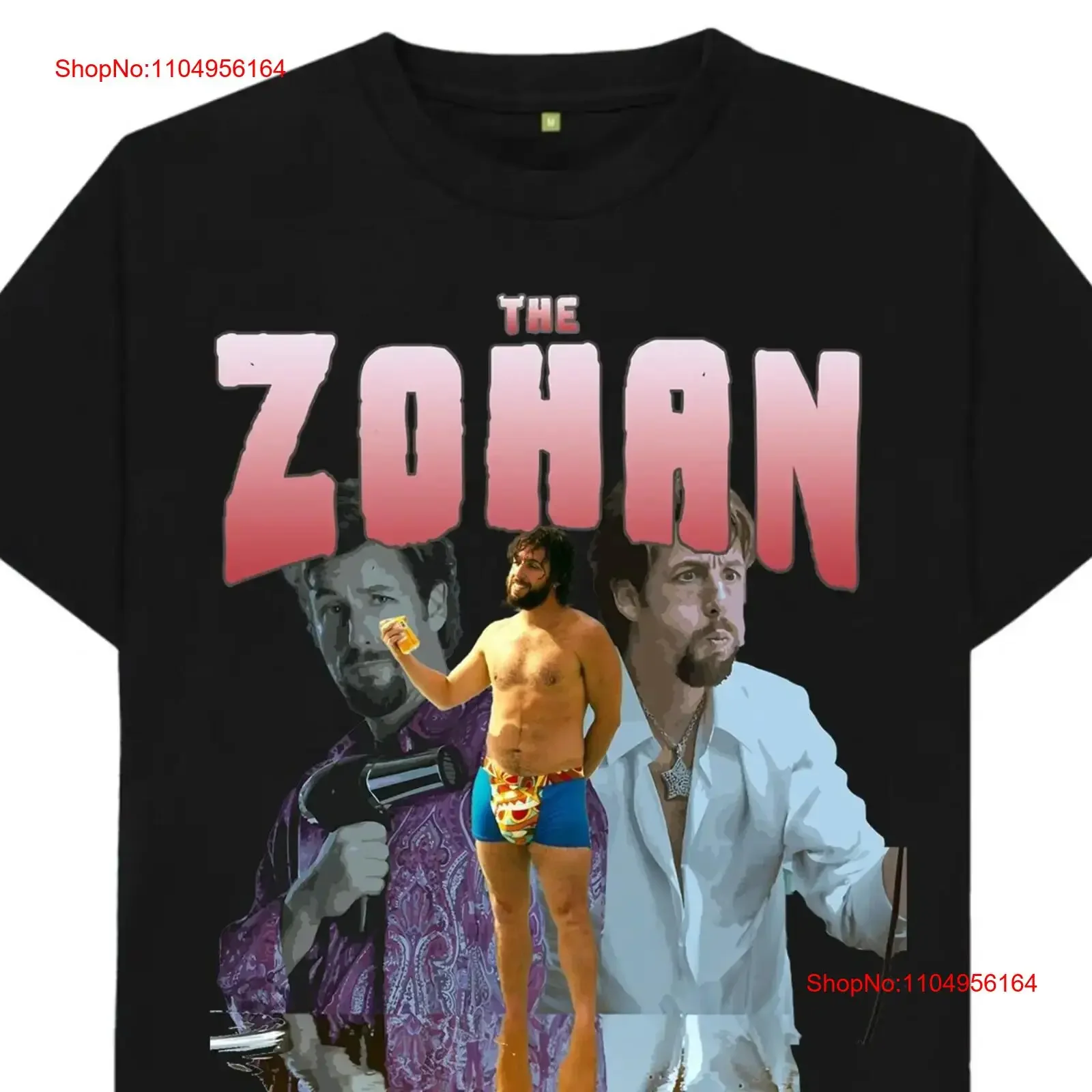 

The Zohan Inspired T Shirt Adam Sandler vintage Washed homme Stylish designer clothes Unisex graphic Casual Stretched