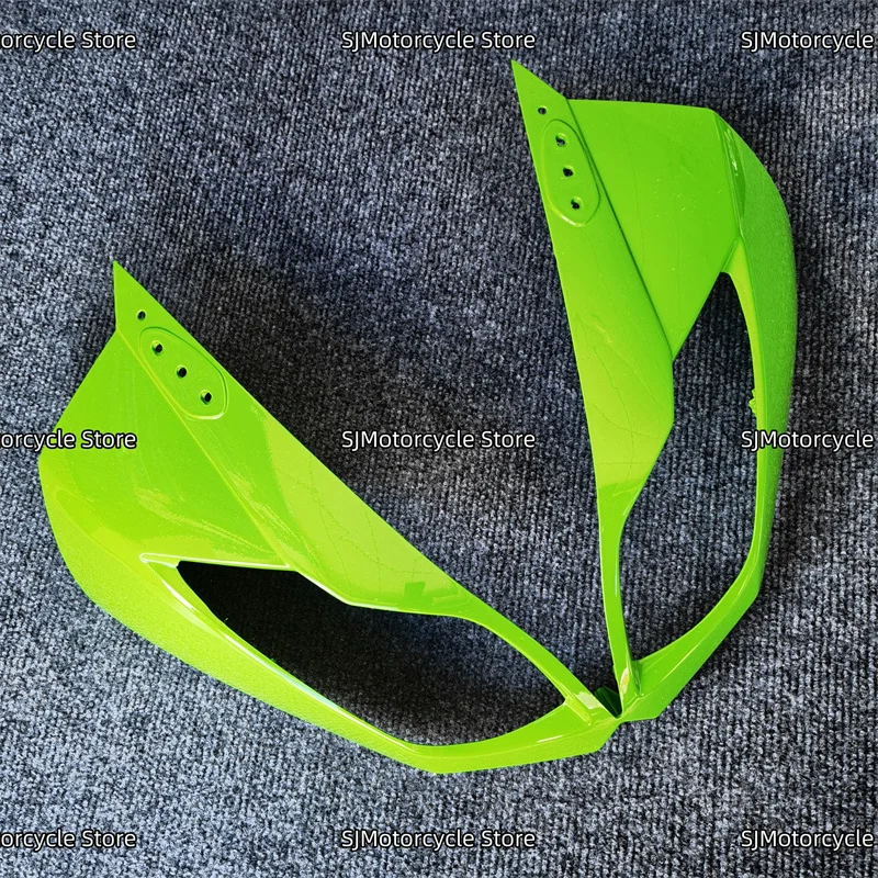 Fit for Kawasaki Ninja ZX636 ZX6R ZX-6R 2009-2012 Front Upper Fairing Headlight Cowl Nose Panlel Cowl Motorcycle Accessories