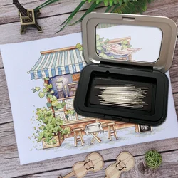1pc Magnetic Needle Storage Box For Embroidery Needles Rectangle Sewing Needle Storage Case Sewing Tool Accessories