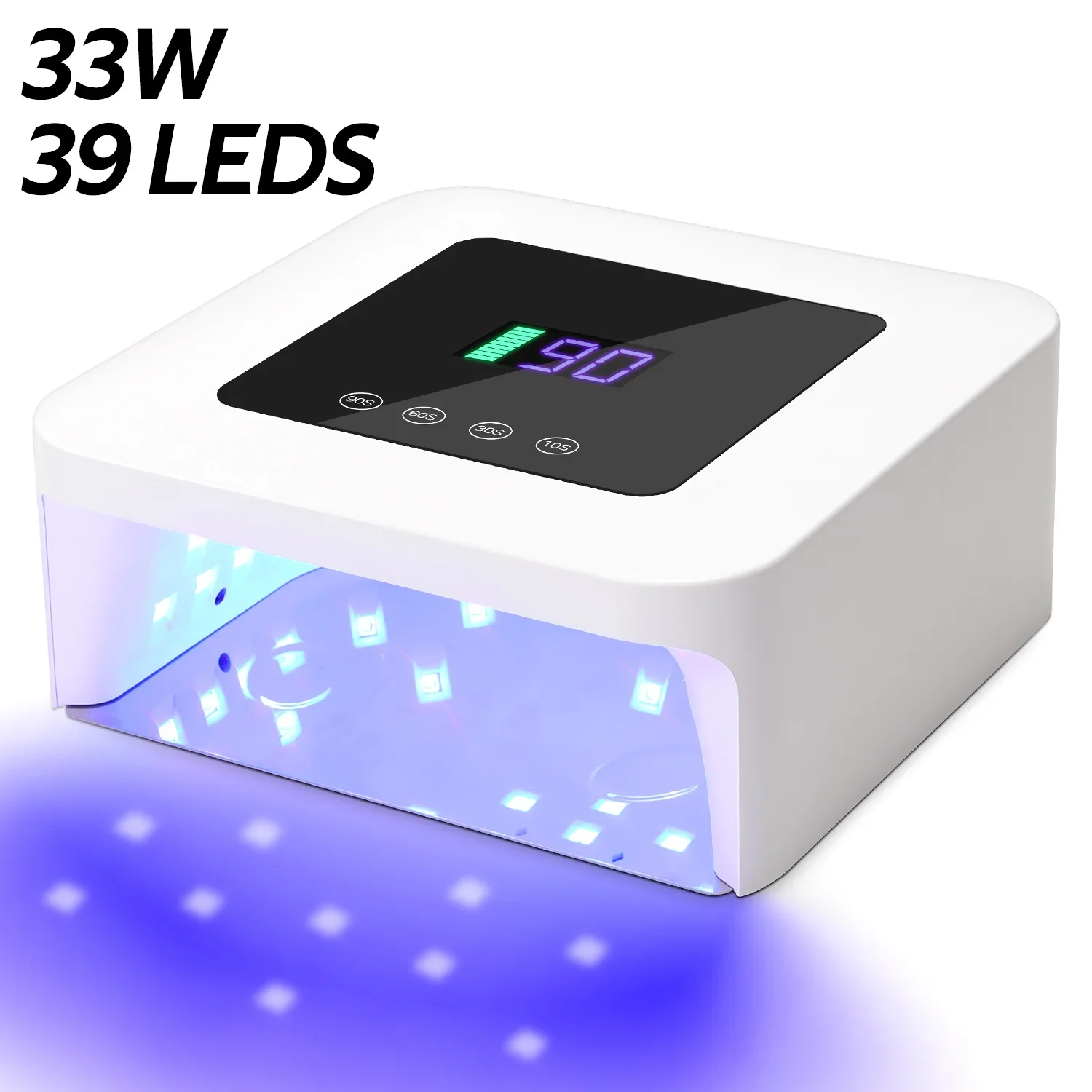 DianaBeauty UV LED Nail Lamp Rechargeable 39 Leds Nail Dryer with Touch Screen 4 Timers UV Cabin for Nail Manicure Lamp