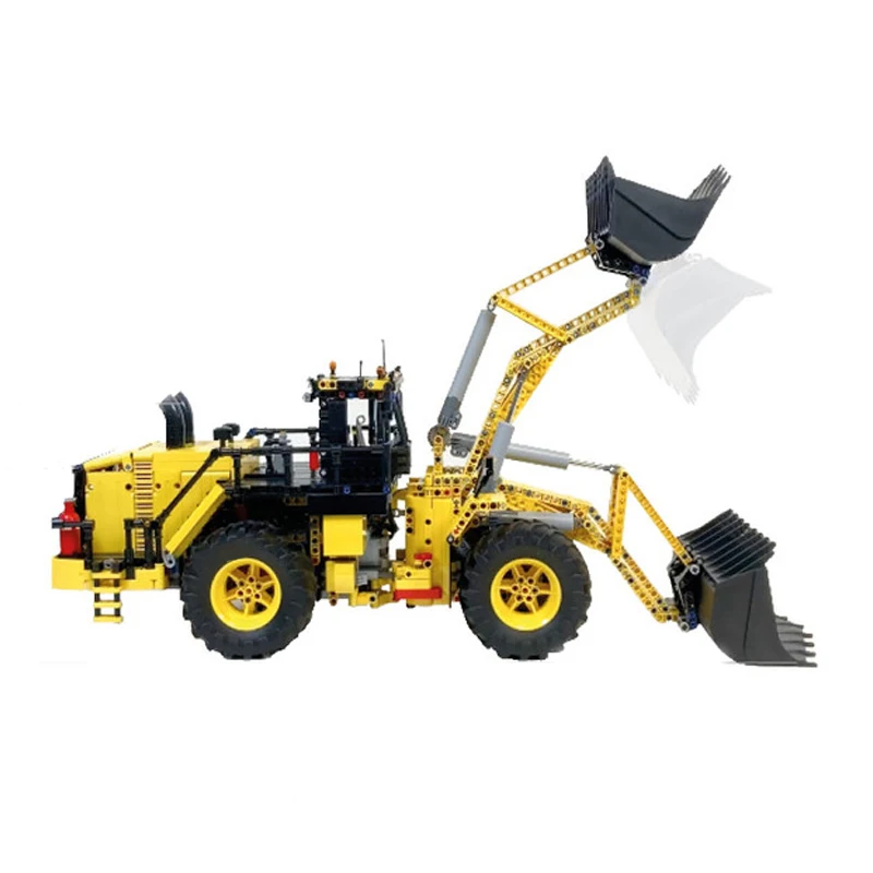 MOC 2147PCS 도시 기술 엔지니어링 RC 1:24 스케일 992K 휠 로더 모델 DIY 크리 에이 티브 아이디어 ChildToy 선물 Technolog 블록