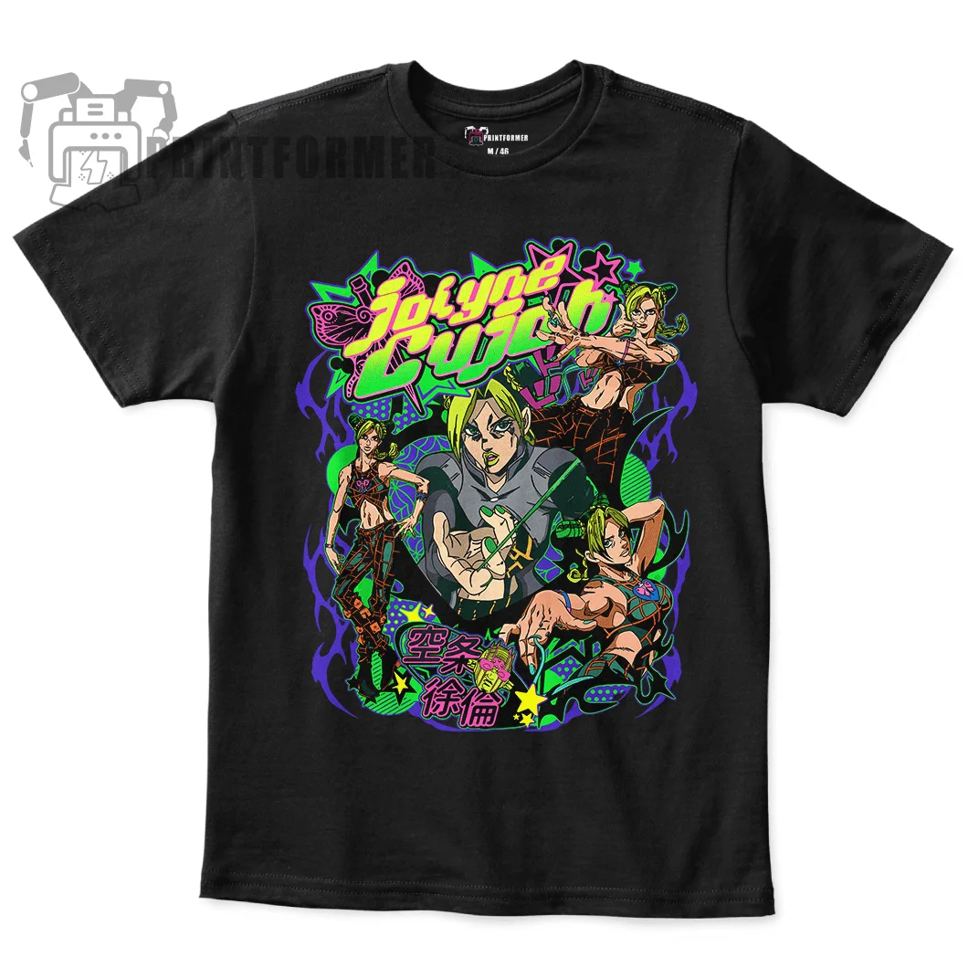 Jojo's Bizarre Adventure T-shirt Anime Manga Graphic Design Shirt Tee All Size17