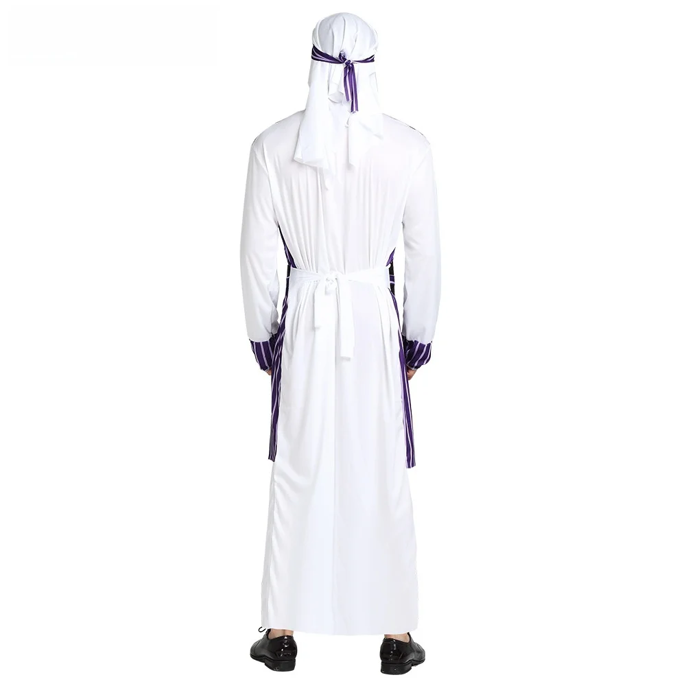 زي الفارس العربي الأرجواني للرجال، ملابس أداء مسرحي في الشرق الأوسط ودبي، زي حفلات الهالوين، ملابس وطنية للسيدات