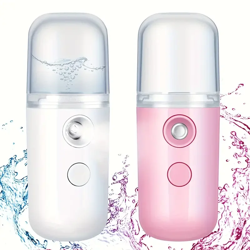 

USB Portable 30ml Mini Nano Mist Sprayer Face Spray Facial Steamer Moisturizing Air Humidifier Skin Care Beauty Instruments