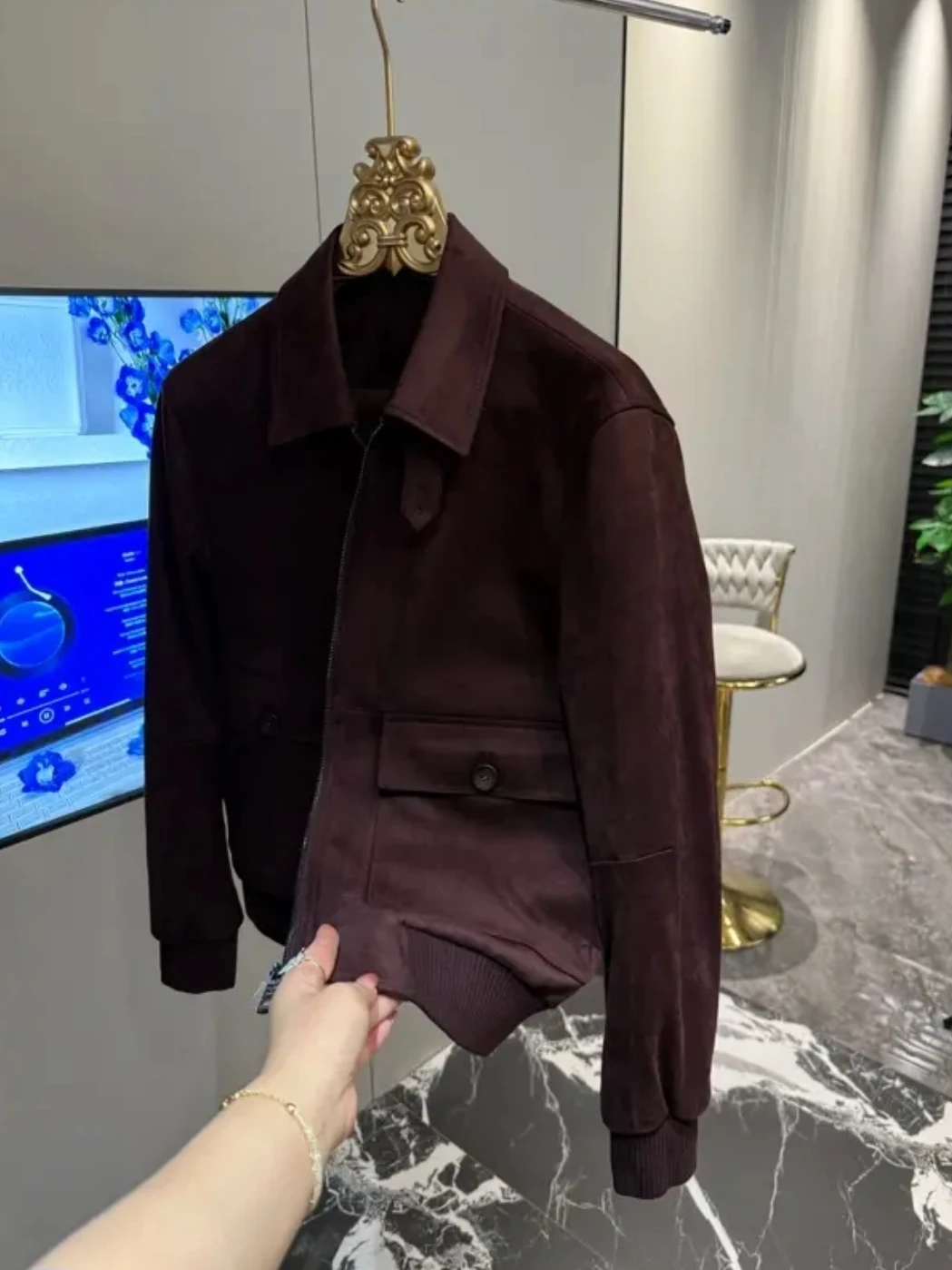 

High Quali Men's down Jaet Collared Outerwear Autumn Winter New Arrival Ele Personali Faionable Stand Fit Yout...