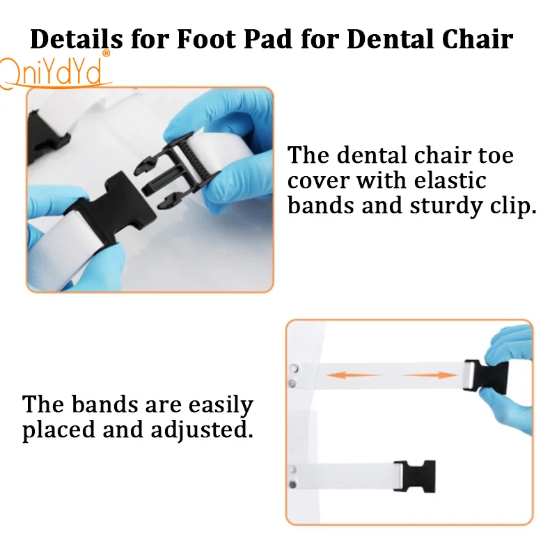 1Pc Dental Chair Cushion Foot Pad Dental Seat Unit Dustproof  And Waterproof Plastic Cover