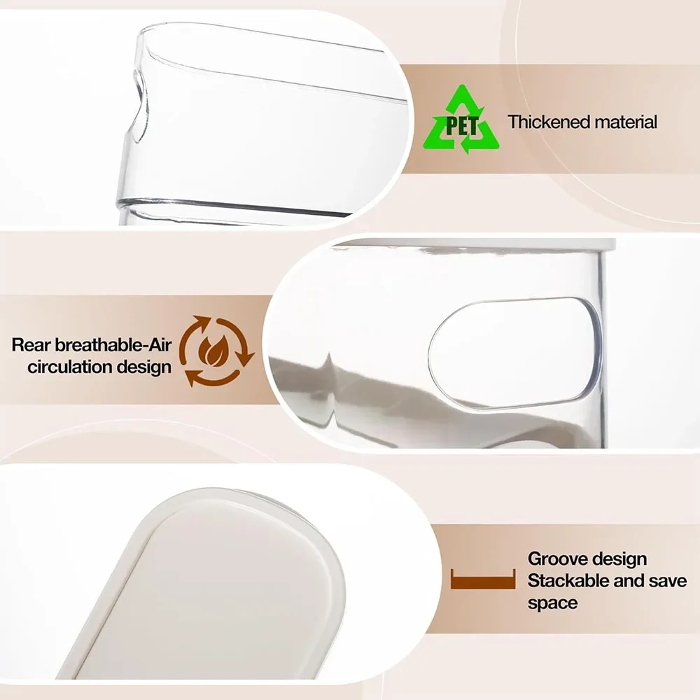 Auto Rolling Fridge Egg Organizer, Space Saving Eggs Dispenser for Refrigerator Storager,Easy Access Egg Holder Rack for Fridge