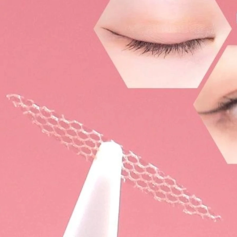 

10 Sheets Invisible Eyelid Sticker Lace Eye Lift Strips Double Eyelid Tape Adhesive Stickers Eye Tape Tools