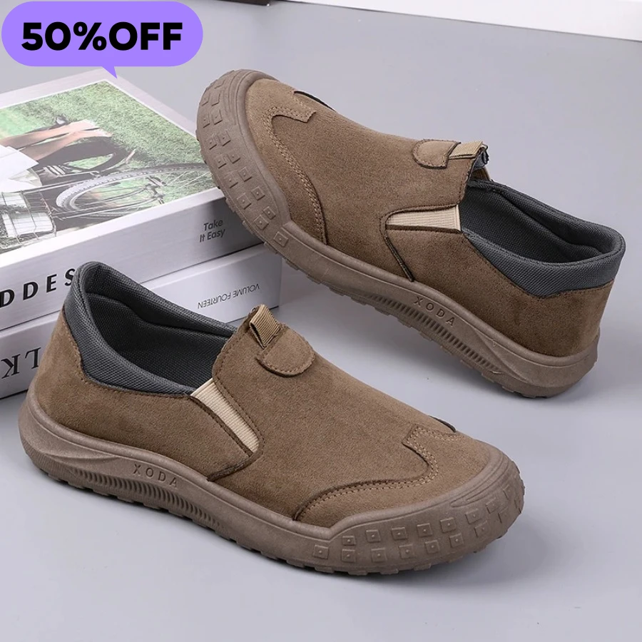 

2026 Mens Breathable Autumn Work Shoes Waterproof Anti Slip Safety Boots Durable Low Top Easy Slip On Outdoor Casual Shoes