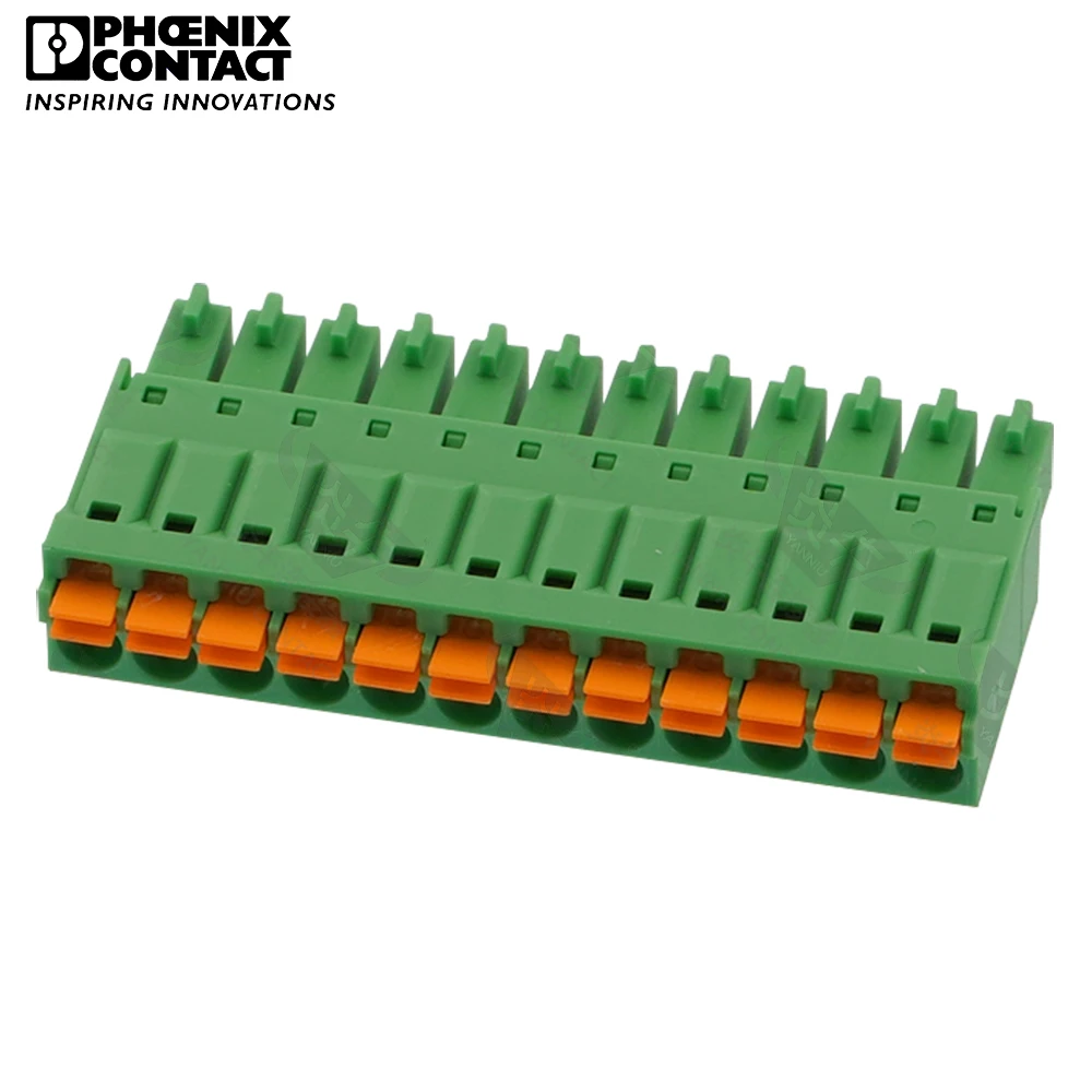 

1Pcs 3.5mm Original Genuine Phoenix Contact Connector PCB Pluggable PLUG-IN Terminal Block 12 Pin FMC 1.5 ST 3.5 1952364 8A 160V