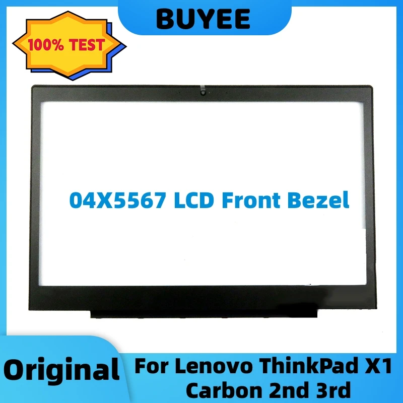 04X5567 LCD Front Frame Cover For Lenovo ThinkPad X1 Carbon 2nd 3rd LCD Front Bezel Non-Touch With Sticker