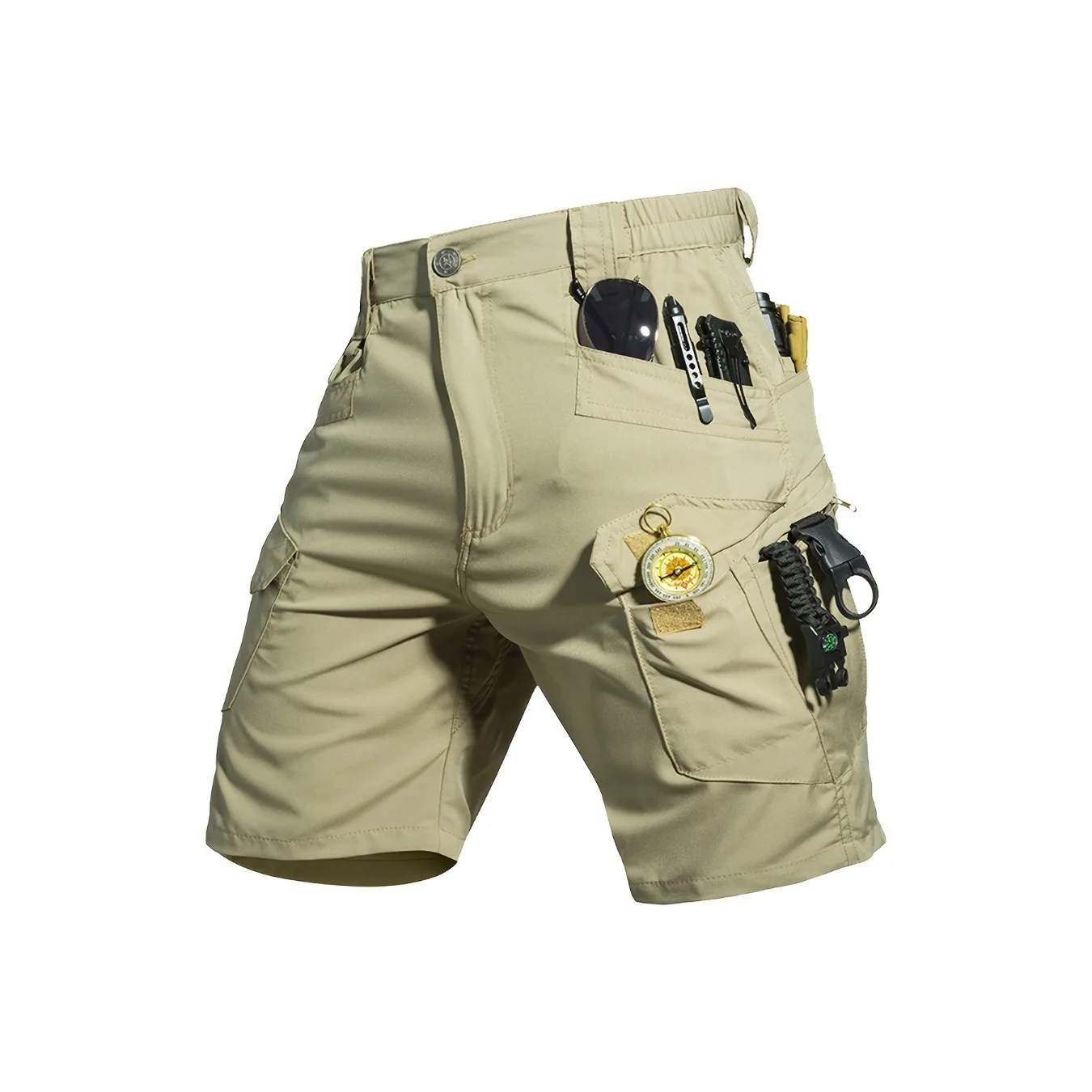 

Комплект из 3 предметов: мужские тактические шорты, летние спортивные шорты для активного отдыха, повседневные брюки, одежда для фитнеса, баскетбола, футбола, гольфа