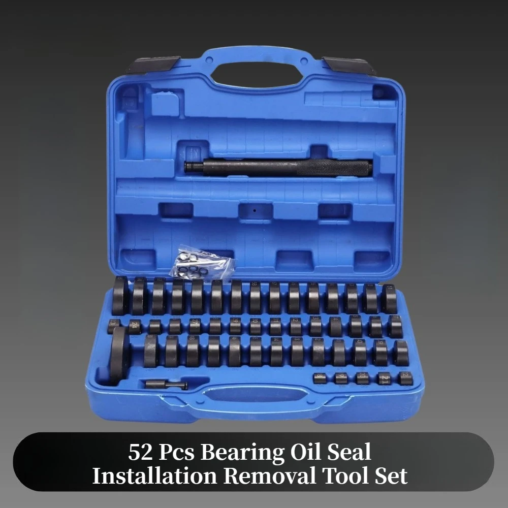 52 Pcs Bearing Oil Seal Installation Removal Tool Set, Wheel Hub Bearing Press Kit, Professional Auto Repair Tools