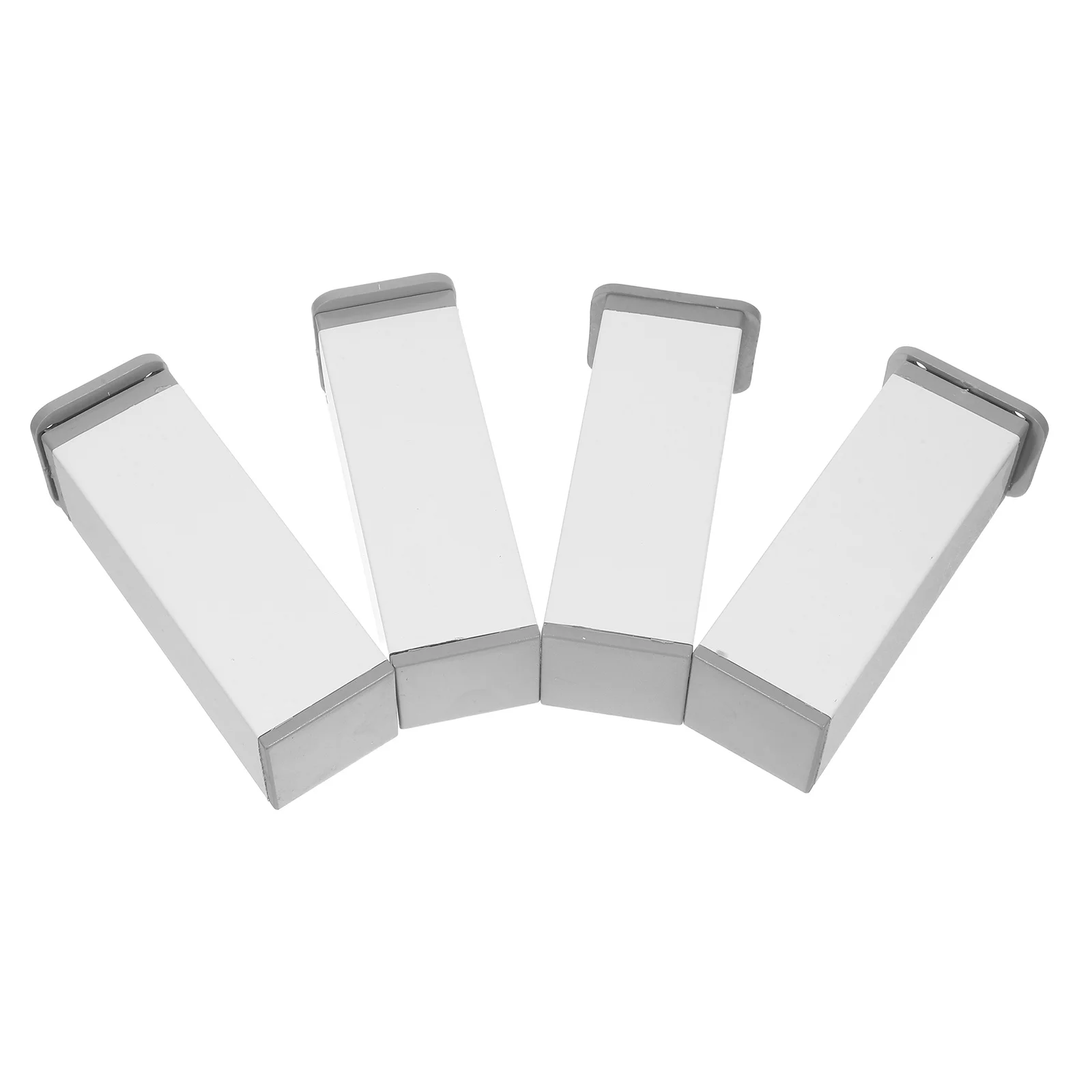 

4Pcs Furniture Height Adjustable Feet 12cm Modern White Finish for Stands Bathroom Vanities Sofas Furniture Legs Feets