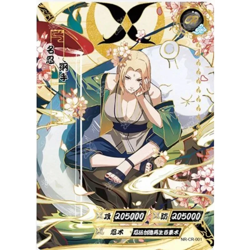 Naruto Card CR Series Anime Character Hinata Tsunade Uzumaki Sakura Collection Cards Children\'s Toy Card Christmas Gift