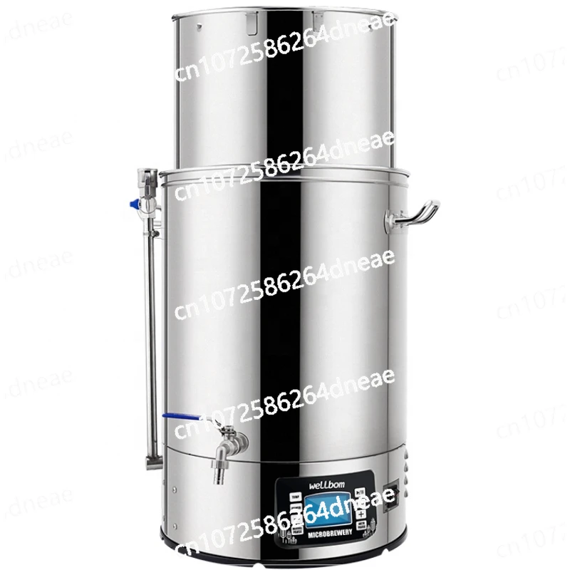 40L 60L Stainless Steel All in One Home Beer Brewing System Equipment Electric Mash Tun Micro Brewery Craft Beer Machine