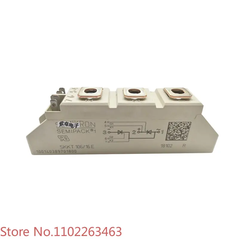 

SKKT57/106/132/162/172/273/330/430/460/570/16E/18E thyristor module