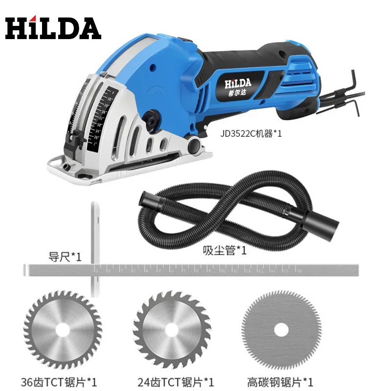 Hilda acrylic cutting multi-functional portable chainsaw can match slippery course mini saw six times