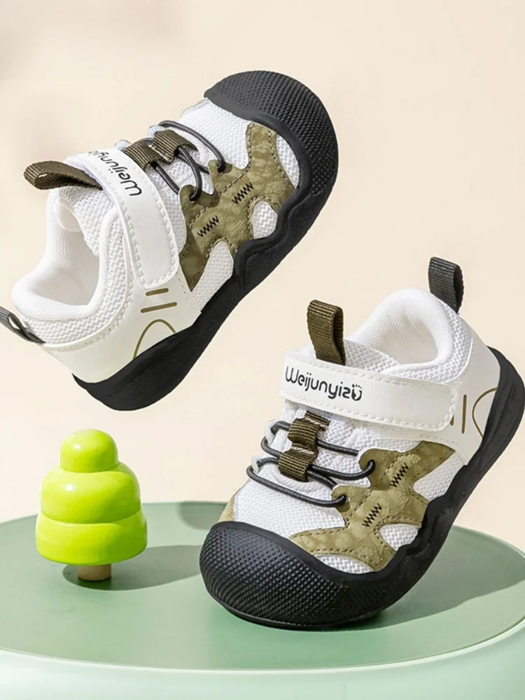 Kids Sandals 2026 New Baby First Walker Shoes Soft Sole Functional Toddler Shoes For 1 Year Old Baby Boys Girls Spring Footwear