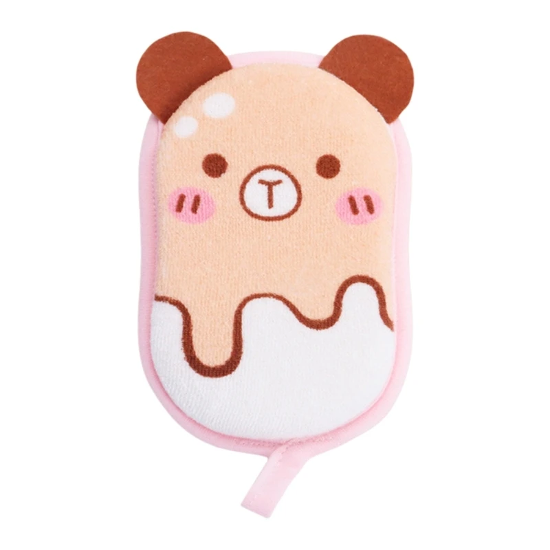 G2TC Cartoon Baby Bath Sponge for Toddler Newborns Unisex Infants Cleaning Brush Soft Inirritative Bathing Shower Sponge - Image 5