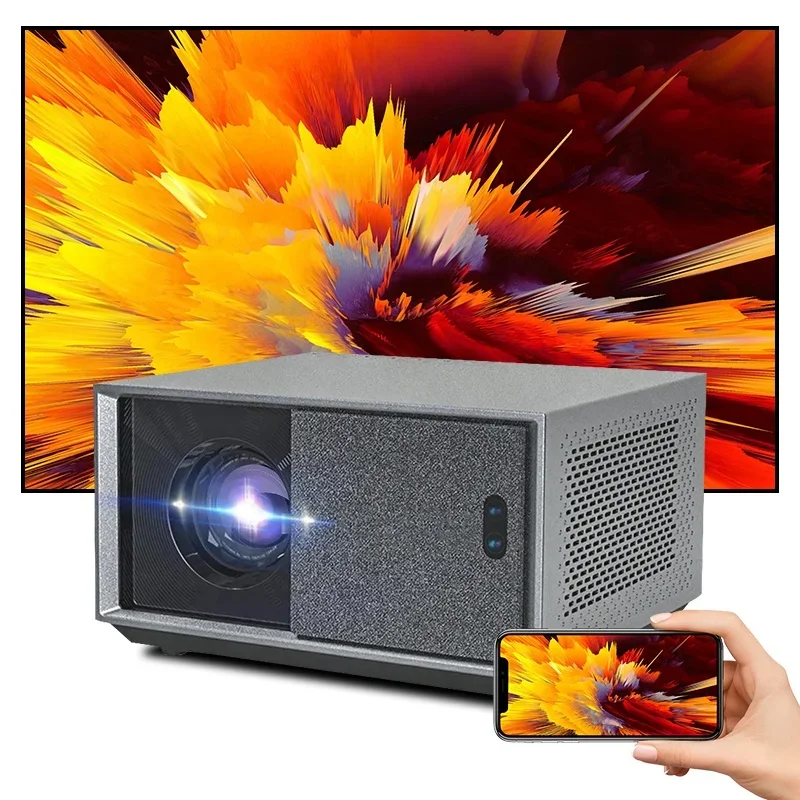 Salange Newest S1 5G WiFi 3D Full HD 1080P Projectors Smart Home Beamer LED Mini Projecteur Wireless LCD Video Projector 4K