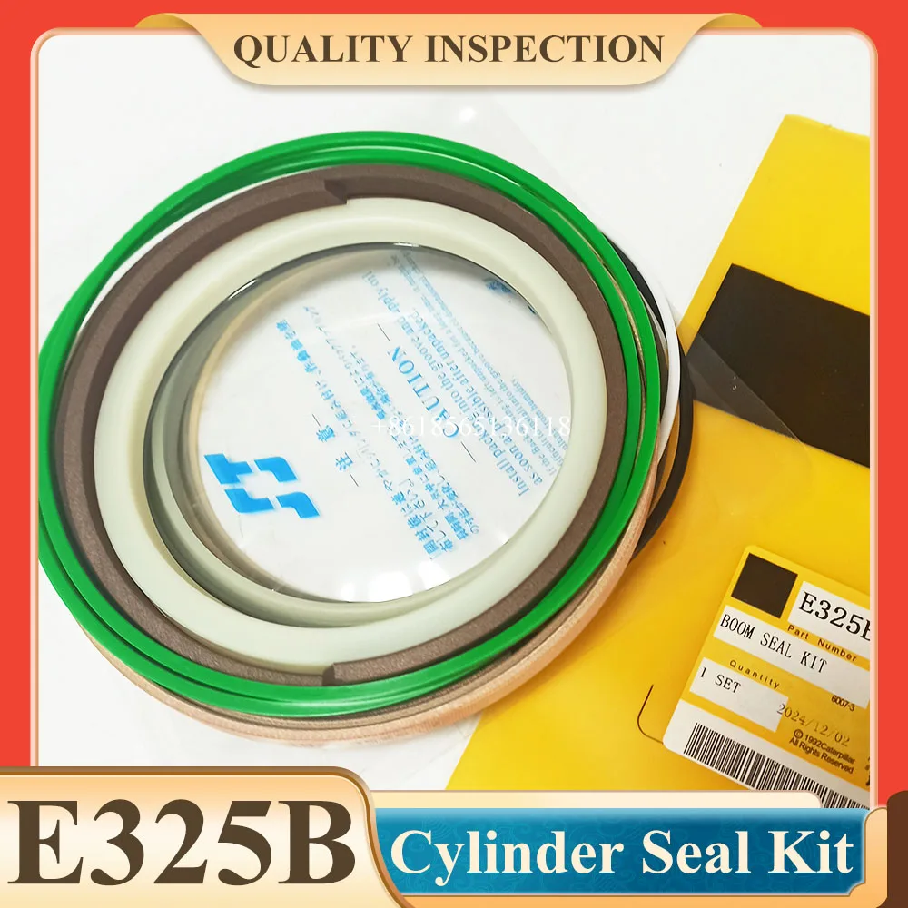 E325B Boom Arm Bucket Seal Kit for Excavator Hydraulic Cylinder Oil Seal Repair Kit