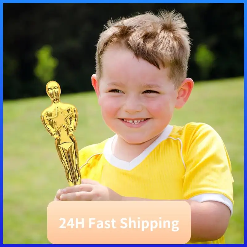 

12 Pack Plastic Gold Award Trophies For Party Decorations, Party Favors, Movie Night Party Favor, School Award Easy To Use