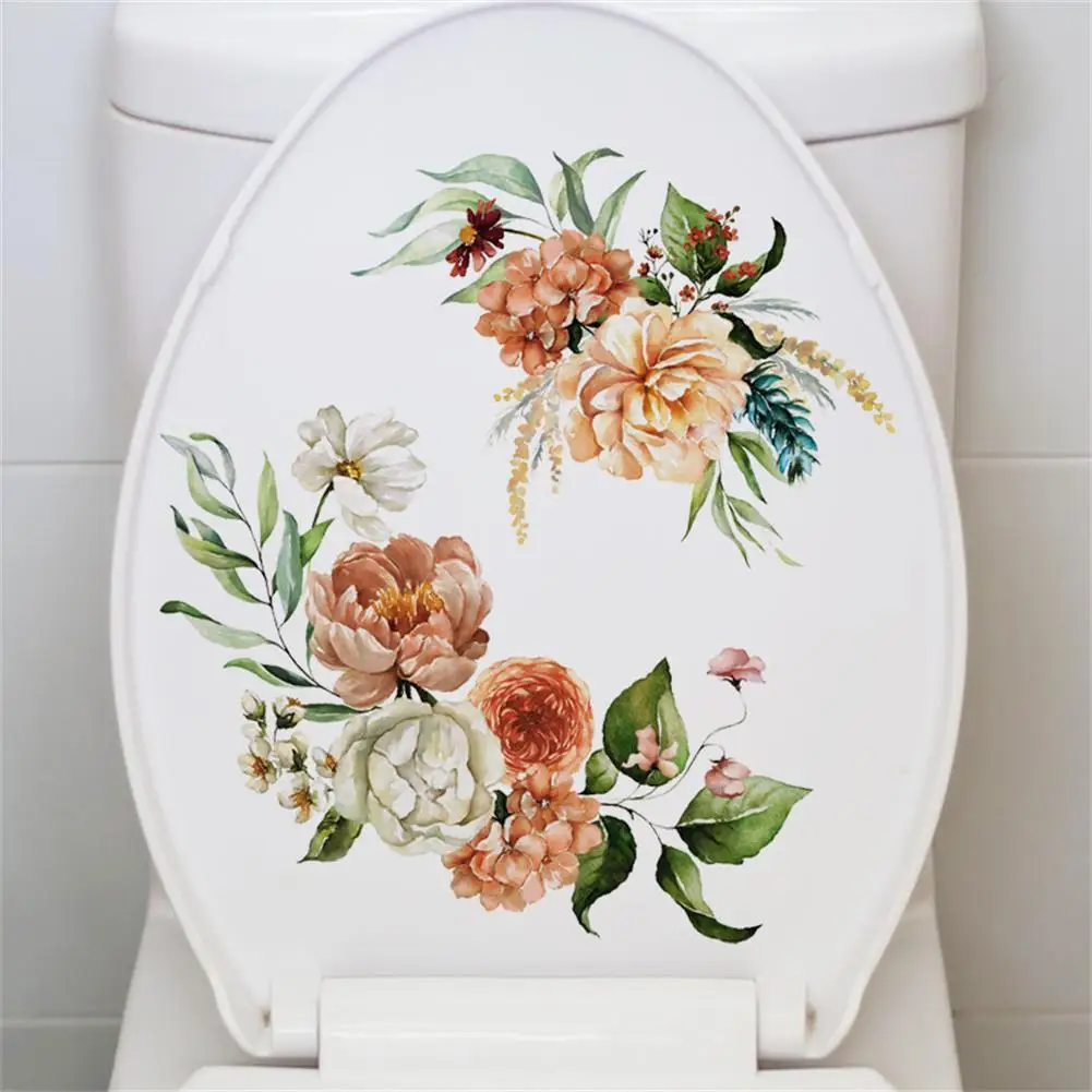 Toilet Bathroom Sticker Creative Toilet Wall Stickers 3D Wall Art Decoration Home Room Accessories (20x30cm) Dropship