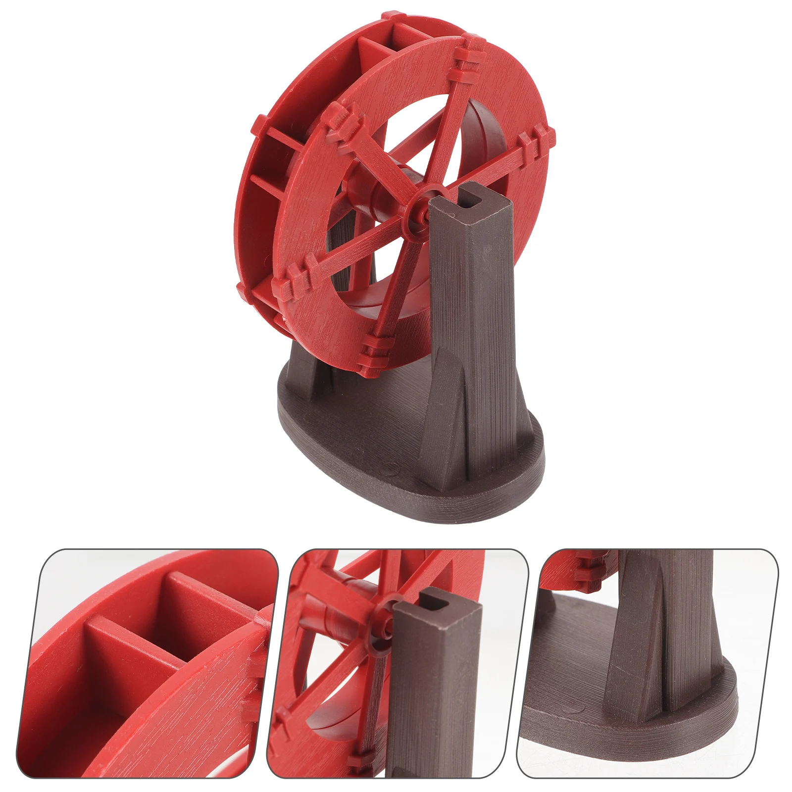 

Waterwheel Ornaments Pond Fountain Accessories Decor Feature Fountains Decorations Artifact Micro
