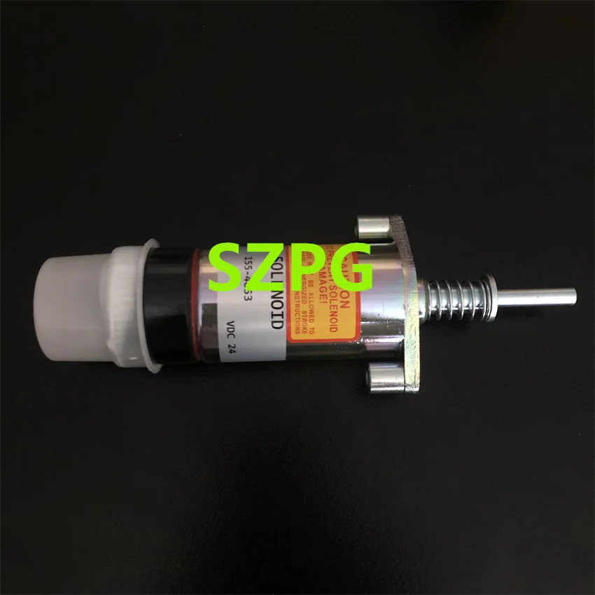 155-4653 24V Fuel Shut Down Solenoid 3E-7985 for Caterpillar Engine 3406B 3406C E330B E330C E330 1554653