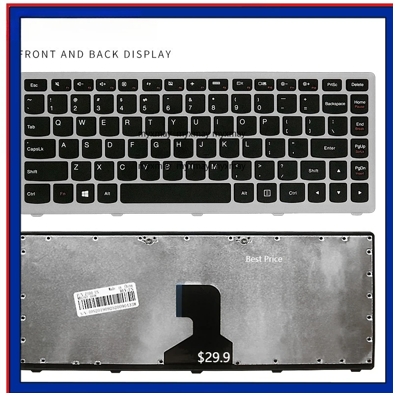 

Новая клавиатура для ноутбука Lenovo Z400 Z400A P400 Z400T Z400P Z500 Z500A Z500G P500
