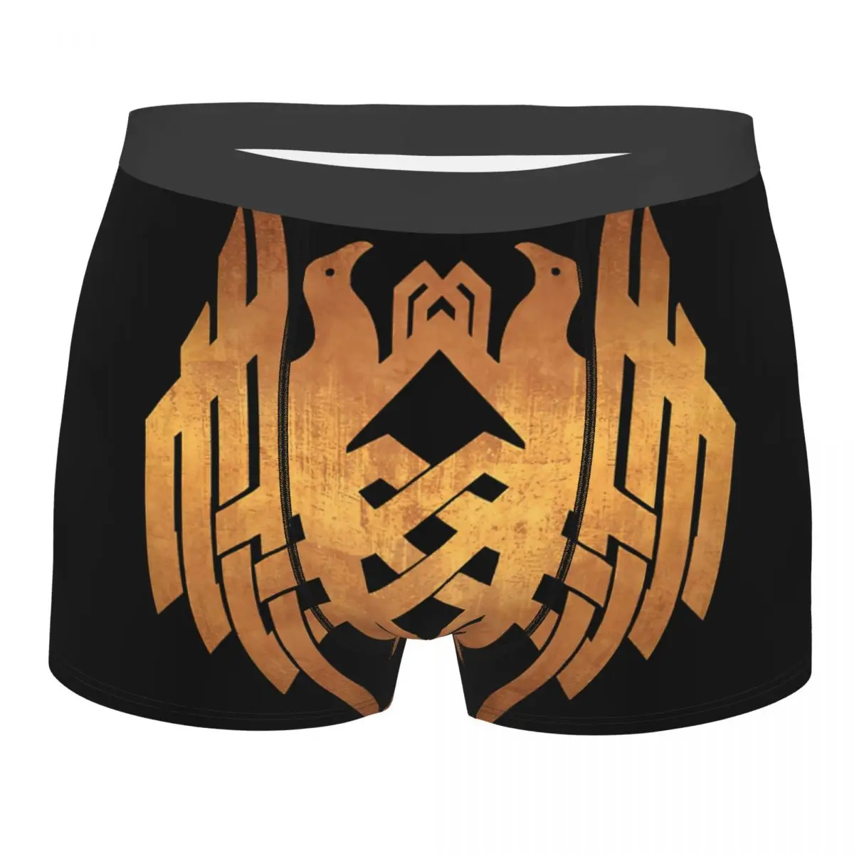 Dragon Age,Golden Hawke Family Crest Underpants Breathbale Panties Male Underwear Print Shorts Boxer Briefs