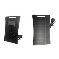 5V 2W USB Solar Charger Panel with USB Output High Efficiency Portable Solar System Waterproof Multipurpose