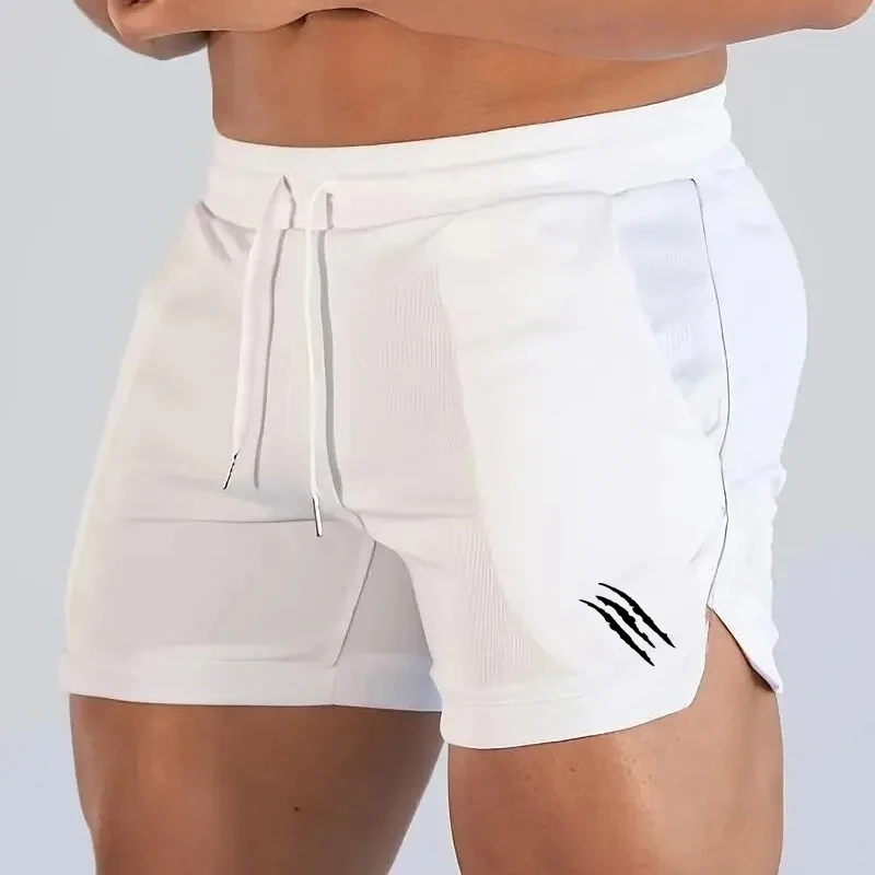 

Gym Shorts Men Running Shorts Sport Homme Breathable Soft Tennis Workout Sportswear Mesh Short Pants Male Yoga Basketball