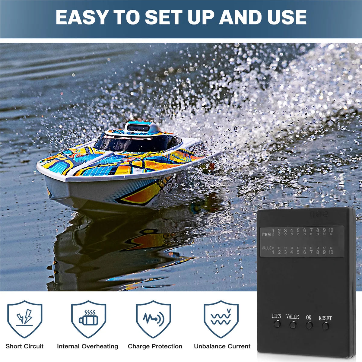 ปฏิบัติ 80A ESC WP-880 1/10 1/8 WP-Crawler แปรงแปรง 80A 1080 Electronic Speed Controller กันน้ํา ESC พร้อมการ์ดโปรแกรม