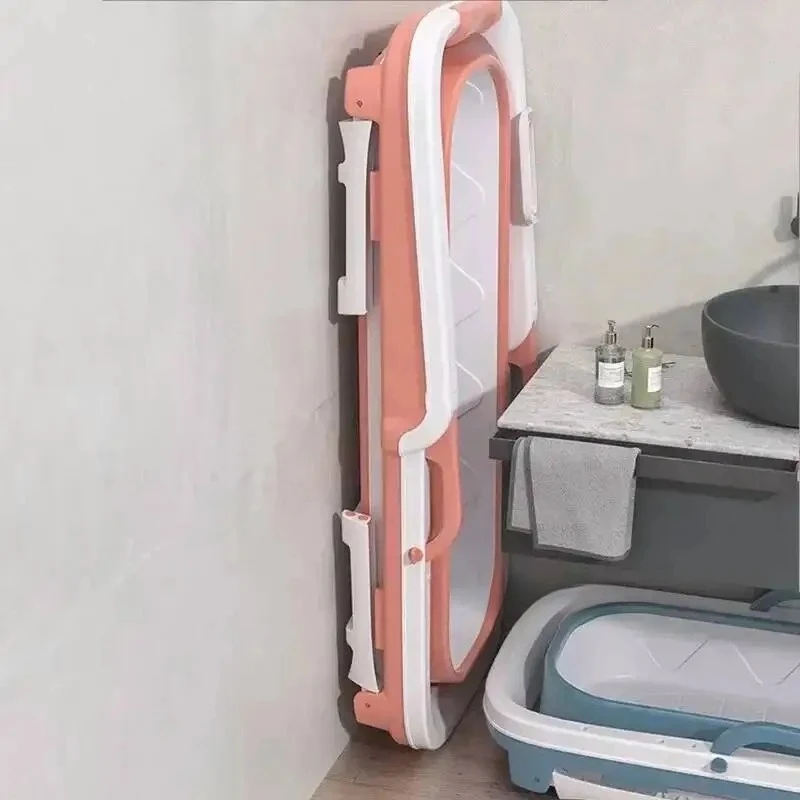 Household Bath Tub Large Folding Bathtubs Insulation Adult Bath Thickened Barrel High Barrel Temperature Resistant Thermal